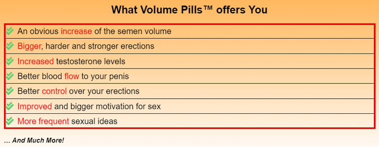 Volume Pills offers You ...And Much More