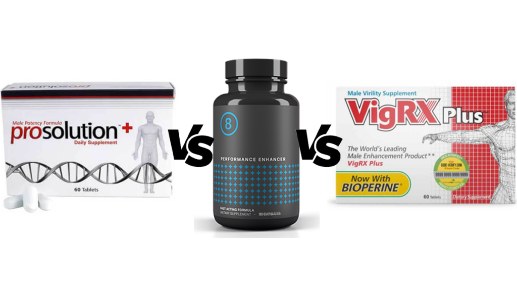 Prosolution Plus vs Performer8 vs VigRx Plus Review by Extenderofficial
